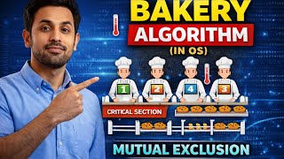 Bakery Algorithm Made Easy | Mutual Exclusion in OS (Step-by-Step) - Part 1