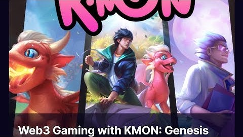 حل أسئلة تطبيق Sweat Wallet في خاصية Learn ، السؤال : Web3 Gaming With KMON Game Saga