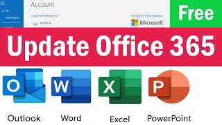 How to Update Microsoft Office, Outlook, Word, Excel, PowerPoint | How To Update Microsoft Office365 screenshot 5