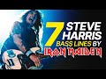 7 Iconic STEVE HARRIS Bass Lines (from Iron Maiden)