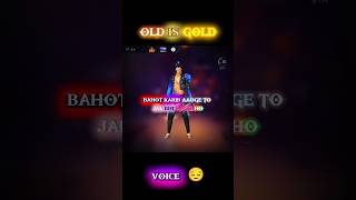 FF OLD IS GOLD VOICE. 😔#freefire #oldvoice #character #edit #shortvideo 😞🥺