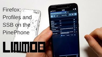 Firefox Profiles and Site Specific Browsers on the PinePhone