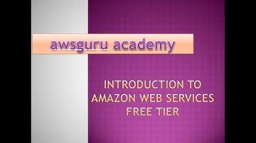 AWS free tier | Introduction | Use AWS For Free