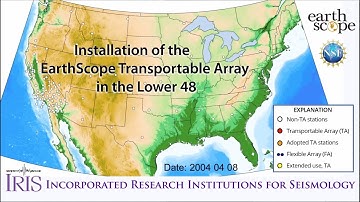 EarthScope Transportable Array—Deployment in the Lower 48 States, 2004–2015