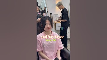 Layer ngang bầu kết hợp với mái bay thì đúng là miễn bàn #hair #thinhhanh #maibay