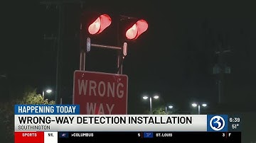 VIDEO: State begins installation of new wrong-way crash detection system