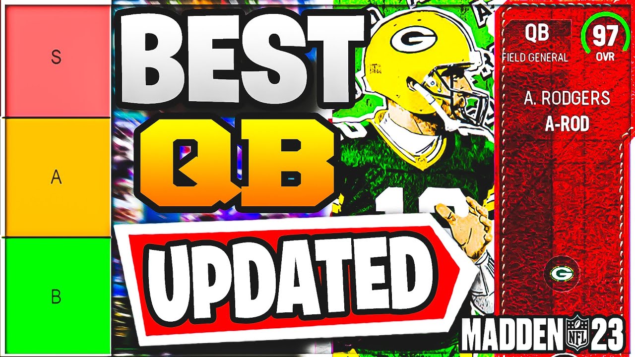 RANKING THE BEST QUARTERBACKS IN MADDEN 23 ULTIMATE TEAM (BEST QB MADDEN 23)  