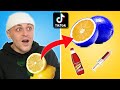 ПРОВЕРКА ЛАЙФХАКОВ из ТИКТОКА: лимон поменяет цвет!?