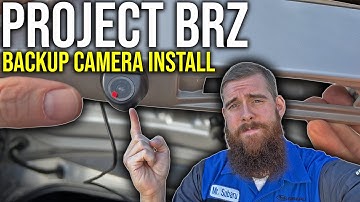 Project BRZ: Subaru BRZ, FRS, GT86 Backup Camera Install. Easy DIY Project.