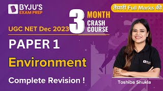 UGC NET Dec 2023 | Paper 1 | Complete Revision of Environment by Toshiba Mam