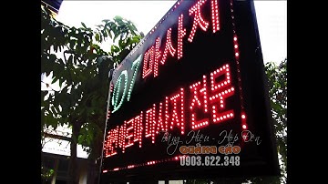 Làm Biễn Led Vẫy - Hộp Đèn Led Chớp Nháy Chạy Chữ Thật Ấn Tượng