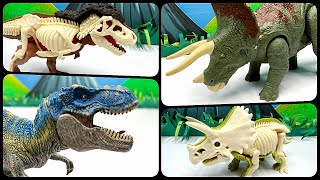 Tyrannosaurus Rex Vs Triceratops Dinosaur 4D Puzzle