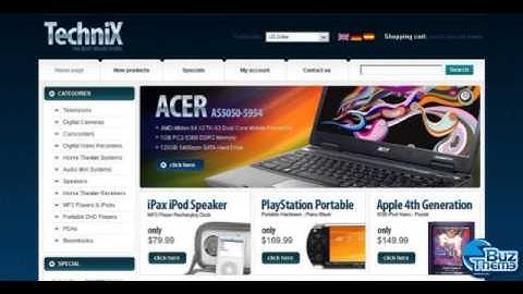 Download Electronics Store OsCommerce Template by  Di TM