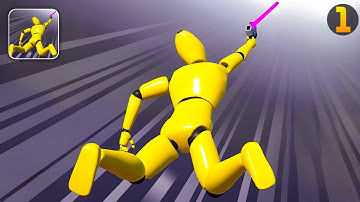 Grapple Hook Hero : Zip Action Gameplay Walkthrough Part 1 (iOS, Android)