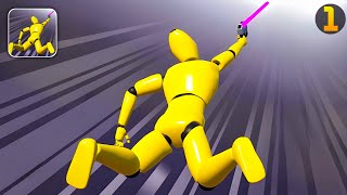 Grapple Hook Hero : Zip Action Gameplay Walkthrough Part 1 (iOS, Android) screenshot 5