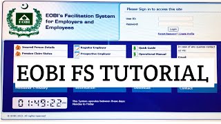 EOBI Facilitation System Tutorial | How to Generate EOBI Voucher | Observer Insight