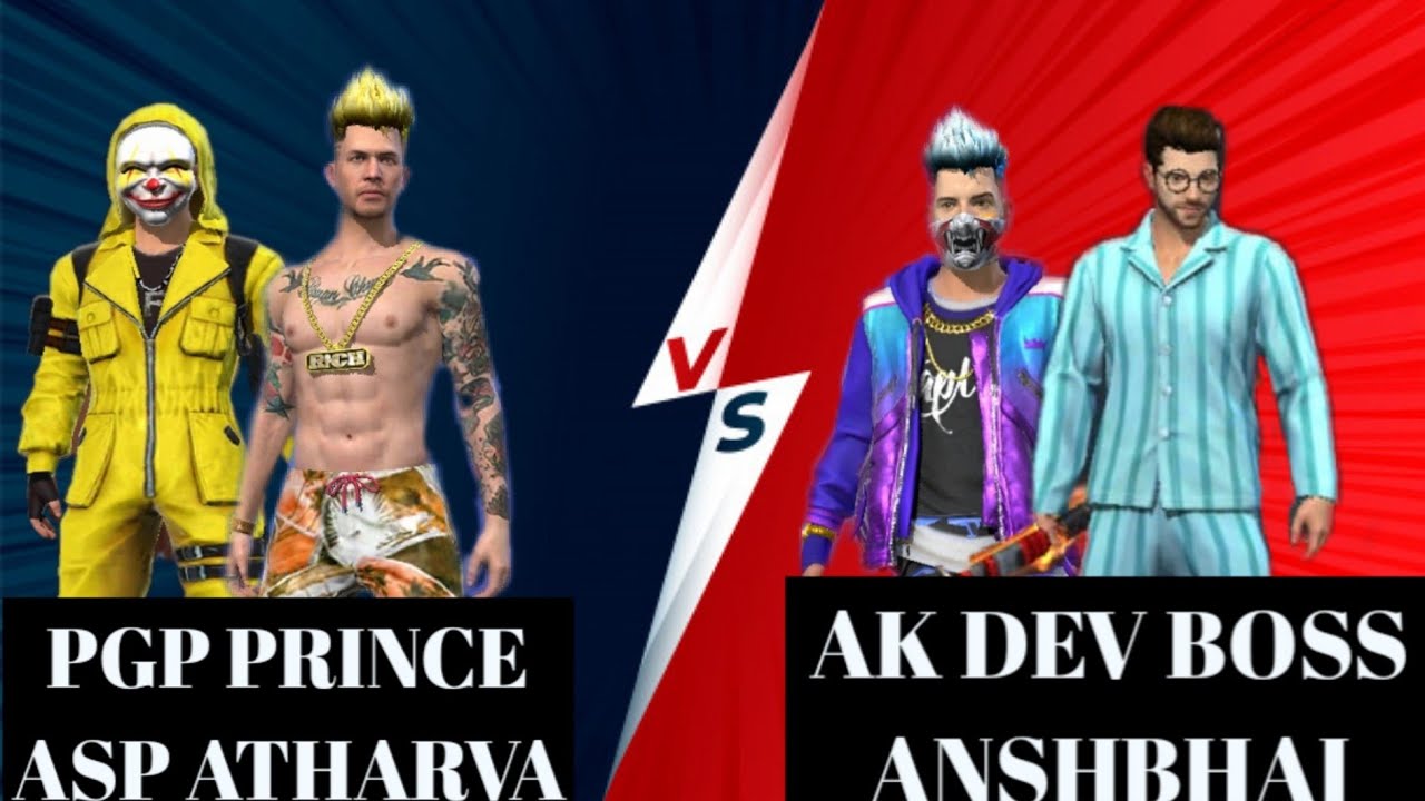 PGP PRINCE ASP ATHARVA VS AK DEV BOSS ANSHBHAI || CLASS SQUAD CHALLENGE || GARENA FREE FIRE