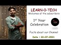 Learn0tech  1st year celebration  official