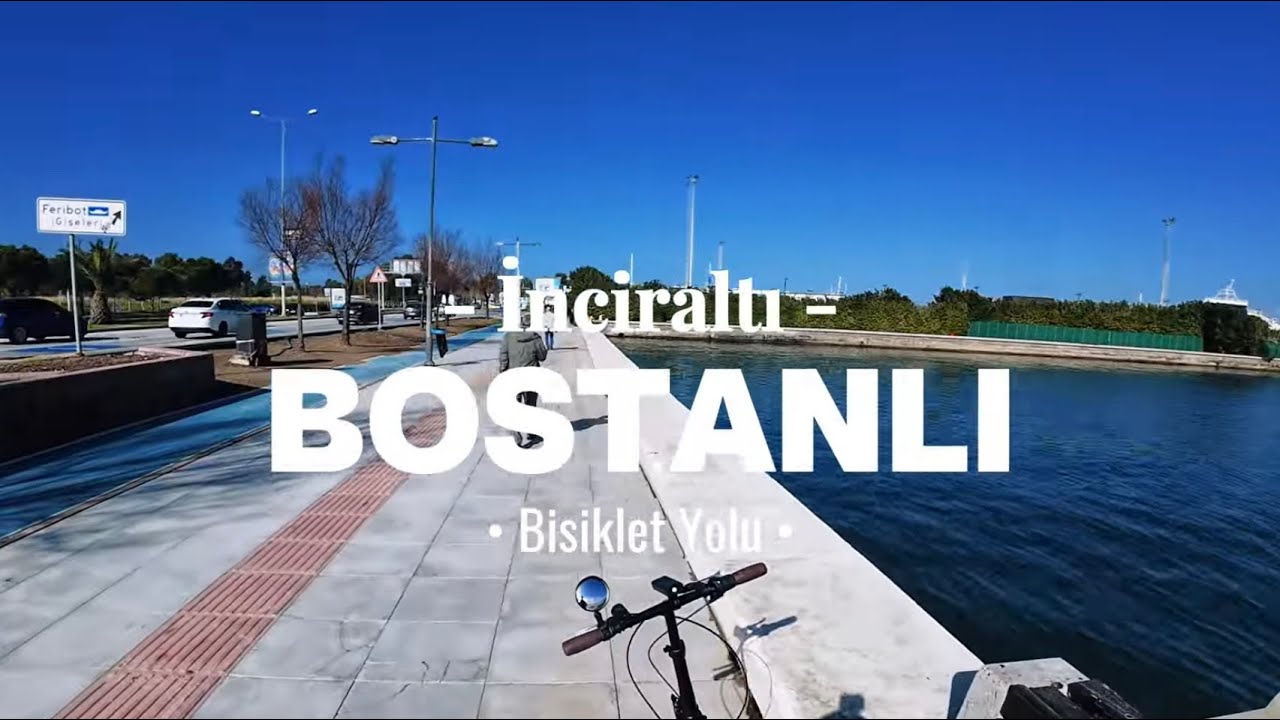 İzmir Sahil Bisiklet Yolu | İnciraltı - Bostanlı | Katlanır Bisiklet Sürmek | 4K
