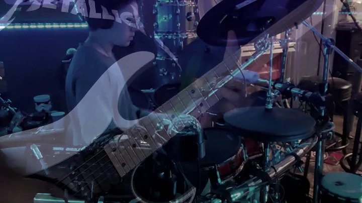 14 yr old plays Metallica's One after only 1 year ...