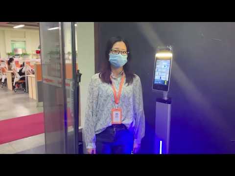 fdata-face-id-recognition-biometric-attendance-system-fever-detection-terminal-for-entrance-gate