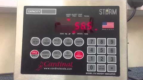 Cardinal 210 with Audible Filling Alarm