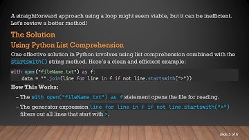 Efficiently Remove Lines with Specific Char in Python