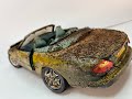 Restoration Abandoned Jaguar diecast restoration Model Car