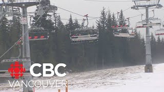 Whistler Blackcomb skiers, snowboarders disappointed by lack of snow