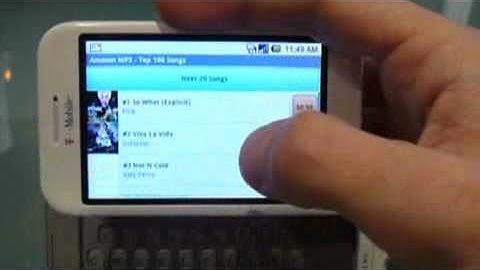 T-Mobile G1 Video Preview