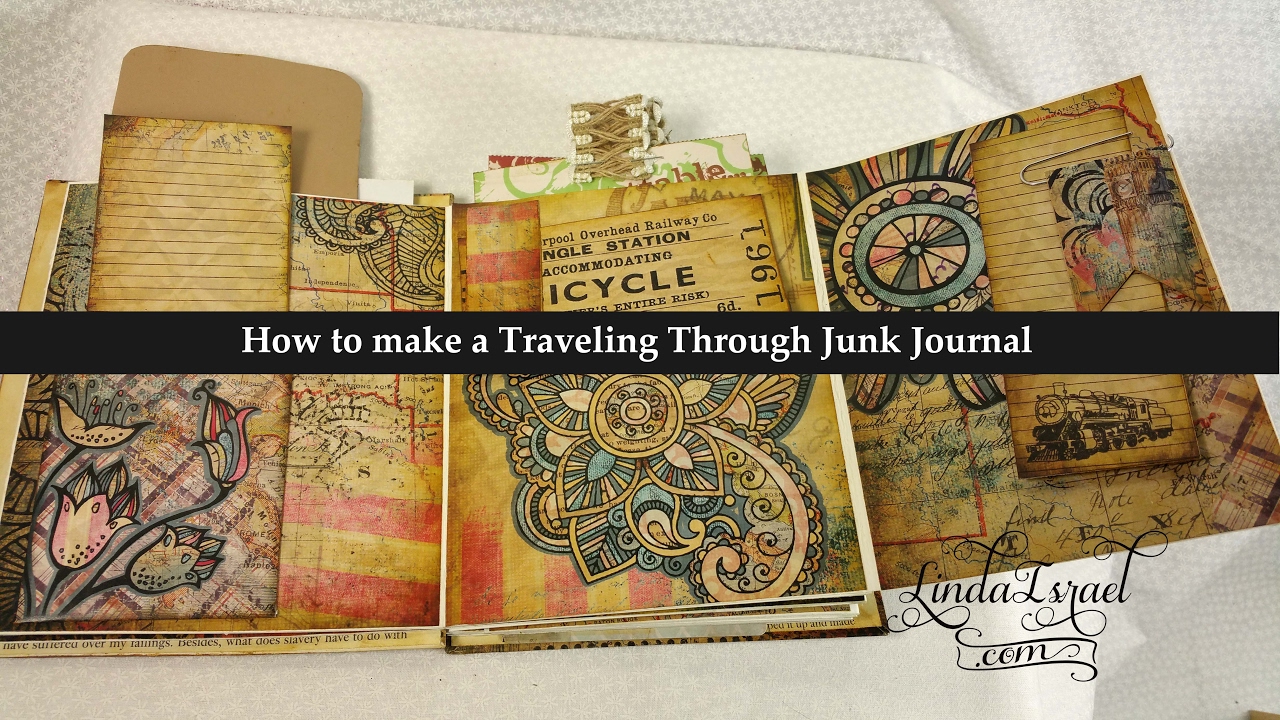 How to make a Traveling Through Junk Journal YouTube