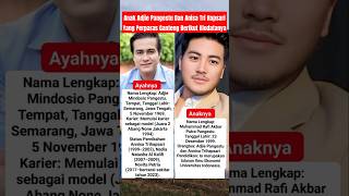 ##shorts #news Potret dan biodata Adjie Pangestu dan putranya
