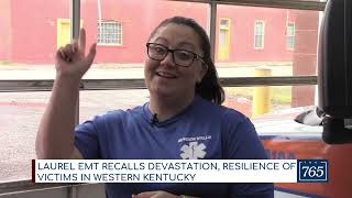 Local EMT's among first volunteers in Mayfield, KY following storms