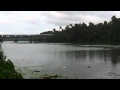 Train passing over Muvattupuzha bridge