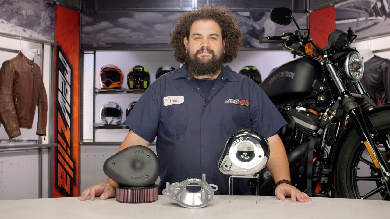 S&S Teardrop Air Cleaner Kit for Harley Review at RevZilla ...