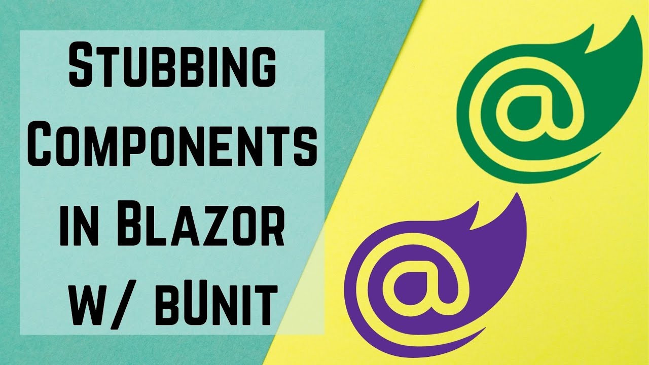 Stubbing Components in Blazor w/ bUnit - YouTube