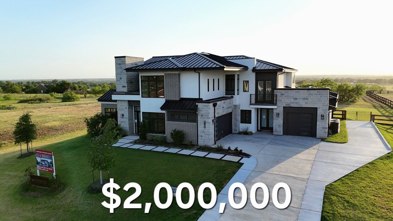 $2M LUXURY HOME TOUR | MODERN NEW CONSTRUCTION | NORTHLAKE TX | DFW REAL ESTATE HOUSE TOURS