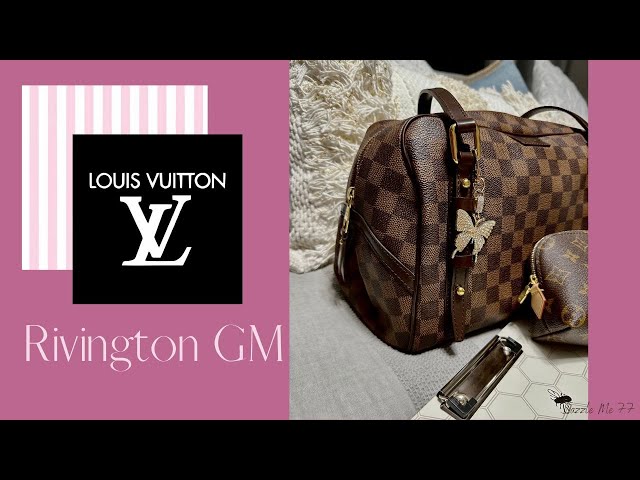 What's in my bag? Louis Vuitton Damier Ebene Rivington GM 