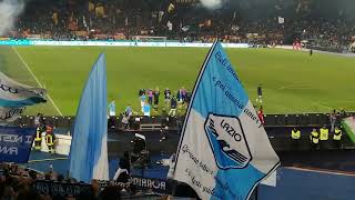 12/11 /2023 LAZIO - Riomma =0-0 FINE PARTITA : La squadra sotto la Curva Nord.