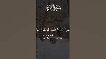 سبحان الله وبحمده سبحان الله العظيم  اللهم صلي على محمد وآل محمد #سورة البقرة بصوت قاري الغامدي