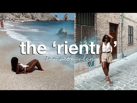 The 'Rientro' | Summer in Fano, Learning how to drive stick, 5 years in Italy!