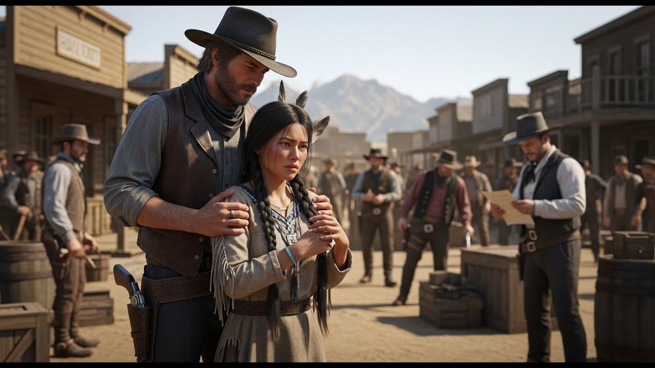 Lonely Rancher Found an Apache Warrior Girl Caged at Auction for $5  And Gave Her His Ranch and Name