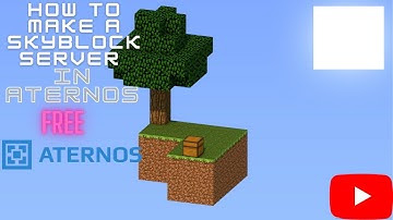 How To Make A Skyblock Server Free [In Aternos] [Check The Description]