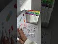 Relaxing colouring with art markers 