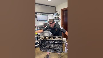 Assembly on a 6.6L Duramax #carrepair #autoservice #engine #mechanic