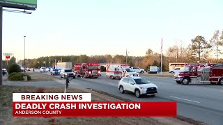 Coroner identifies victim in Anderson County crash