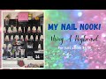 Nail Nook Area Using A Pegboard!