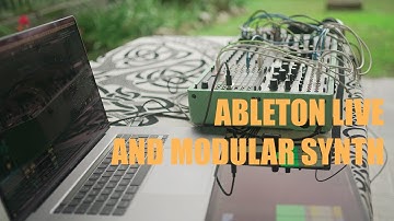 Ableton Live and modular synth jam #1