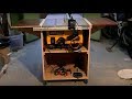 Dewalt Contractor Tablesaw station + folding outfeed table