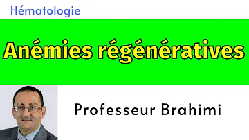 Comment savoir si anémie régénérative ?